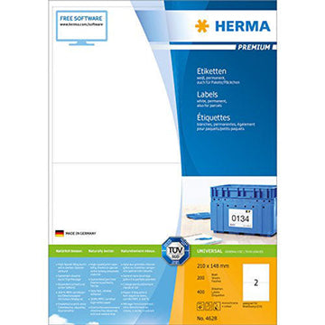 Herma Premium Labels A4 210mm 200pc - 0