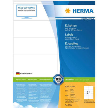 Herma Premium Labels A4 105mm 500pc - 0