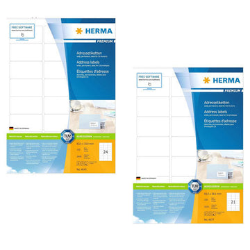 Herma Premium Address Labels A4 63.5mm 100pc - 0
