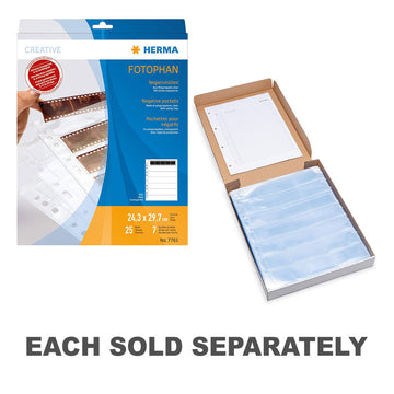Storage for negatives and slides