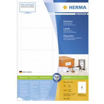 Herma Premium Labels A4 96.5mm 200pc - 0