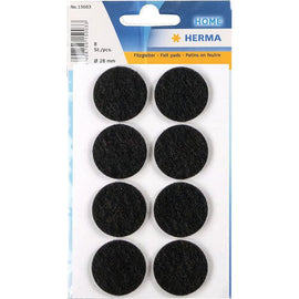 Herma Protective Felt Pads (Black) - 0