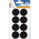 Herma Protective Felt Pads (Black)-5