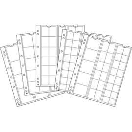 Leuchtturm Numis Mixed-Pocket Coin Sheets 5pk