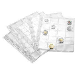 Leuchtturm Numis Mixed-Pocket Coin Sheets 5pk - 0