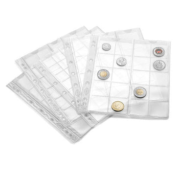 Leuchtturm Numis Mixed-Pocket Coin Sheets 5pk - 0