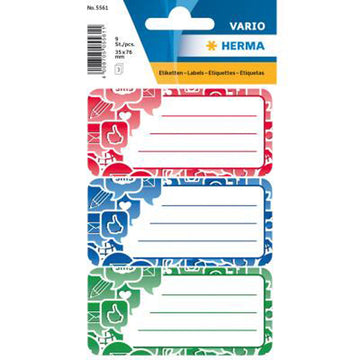 Herma Book Label Social Icons Sticker