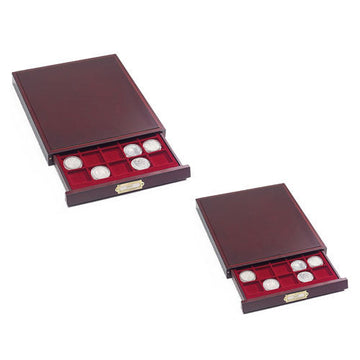 Leuchtturm Lignum Square-Spaced Coin Box - 0