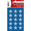 Herma 5-Pointed Stars Sticker Decor (Silver)-3