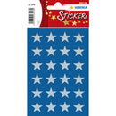 Herma 5-Pointed Stars Sticker Decor (Silver)-5