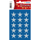 Herma 5-Pointed Stars Sticker Decor (Silver)-6