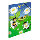 Herma Elasticated Cardboard Folder Bees Meadow-3