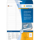 Herma Removable Labels A4 63.5mm 25pc (White)-7