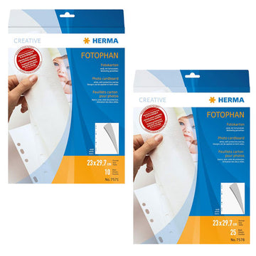 Herma Photo Cardboard White (232x297mm) - 0