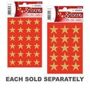 Herma 5-Pointed Stars Sticker Decor (Gold)-1