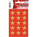 Herma 5-Pointed Stars Sticker Decor (Gold)-3