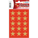 Herma 5-Pointed Stars Sticker Decor (Gold)-5