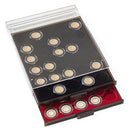 Leuchtturm 20-Spaced Capspi Coin Box (Smoke/Black)-5