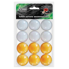 1 Star Table Tennis Balls White/Orange (Pack of 12)