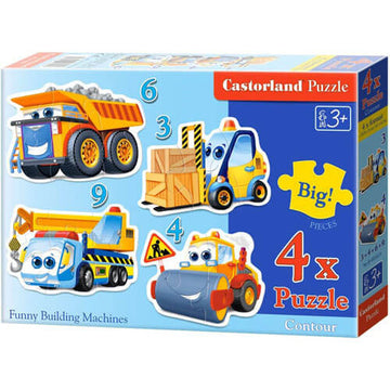Castorland Funny Building Machines Jigsaw Puzzle - 0