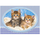 Castorland Kittens Curling Up Blanket Puzzle 120pcs-1