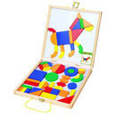 Build a Picture with Magnetic Shapes Educational Set-1