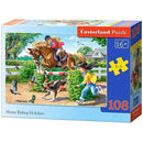 Castorland Horse Riding Holidays Jigsaw Puzzle 108pcs-2