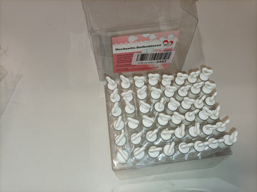 Ecost Customer Return, Wedding Soap Bubbles Filled with 5ml Liquid 48 Tubes with Heart Handle, each