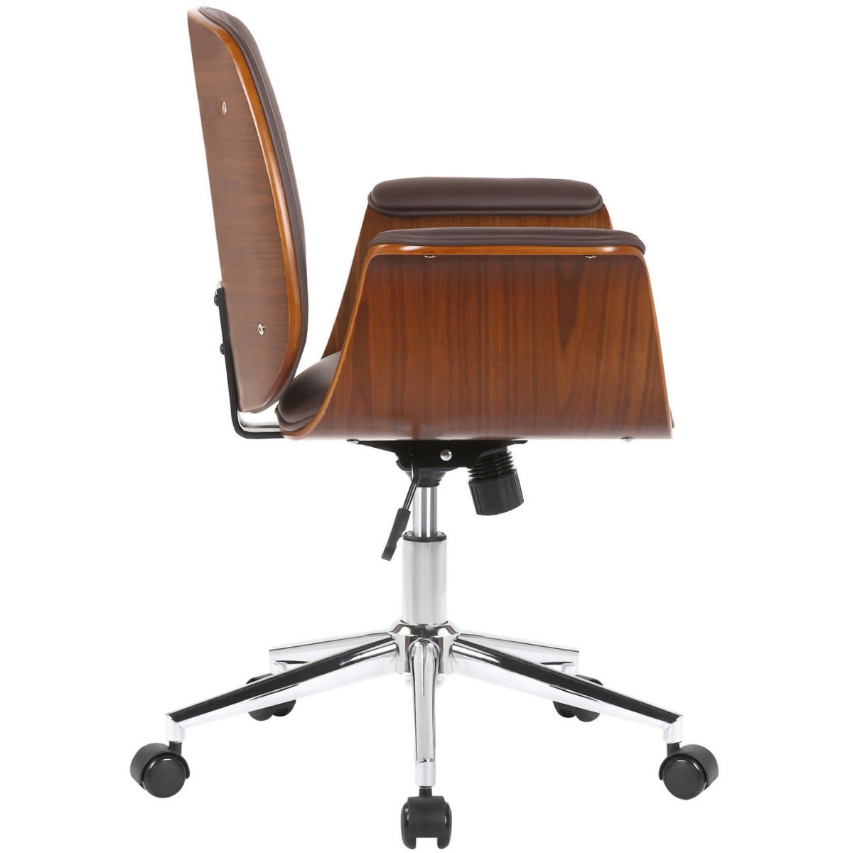 Fauteuil de bureau Kemberg - Noyer - Marron