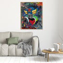 Goldorak reproduction officielle sur toile de l'œuvre de Vincent STREIFF