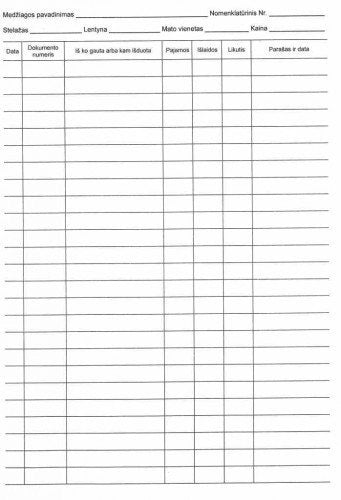 Livre de comptabilité d'entrepôt a4 36 0720-088