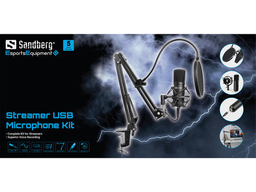Sandberg 126-07 Streamer USB Microphone Kit — illustration complémentaire (Icecat)