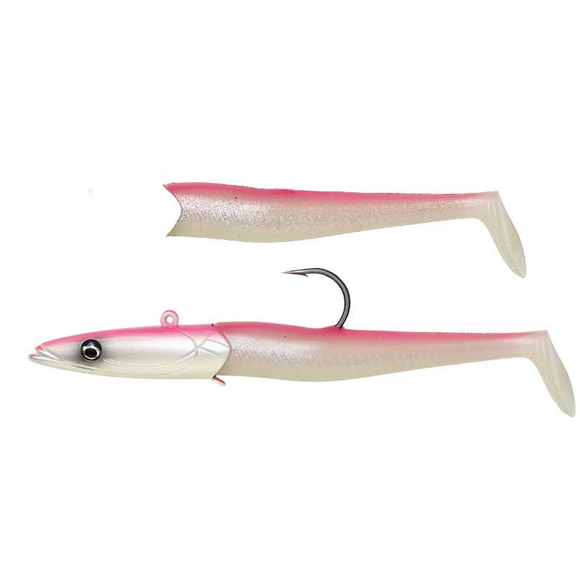 Caoutchouc de mer SG Lançon 20 cm 265 g Rose phosphorescent