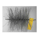 FireUp Mini 10cm Galvanised Crimp Pull Thru Brush (6" Dia.)
