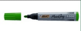 Marqueur permanent bic eco 2000 vert 1 pièce 000026