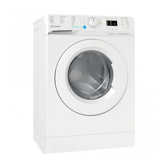 INDESIT | Washing machine | BWSA 61294 W EU N | Energy efficiency class C | Front loading | Washing capacity 6 kg | 1151 RPM | Depth 42.5 cm | Width 59.5 cm | Display | Big Digit | White