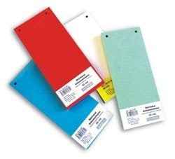 Onglets de documents en carton 11x23,5cm 50pcs. jaune