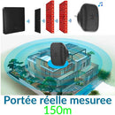 Kit sonnette sans fil et sans pile écologique – SonnEco 12 – Noir