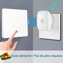 Kit sonnette sans fil et sans pile écologique – SonnEco 11 - Blanc