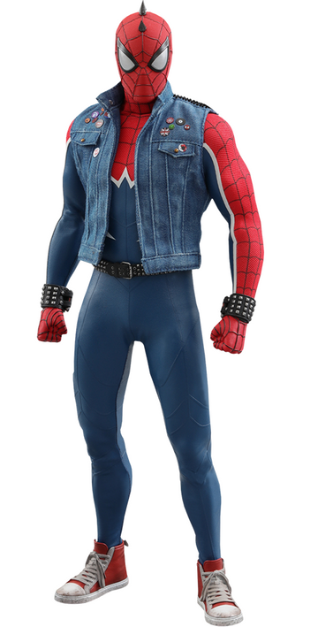Figurine Hot Toys VGM32 - Marvel Comics - Marvel's Spider-Man - Spider-Man Spider-Punk Suit Version