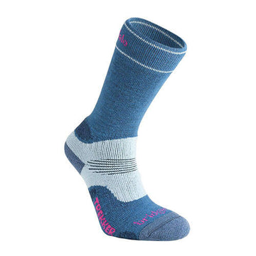 Hike Midweight Performance Women Blue Sky Sock - 0