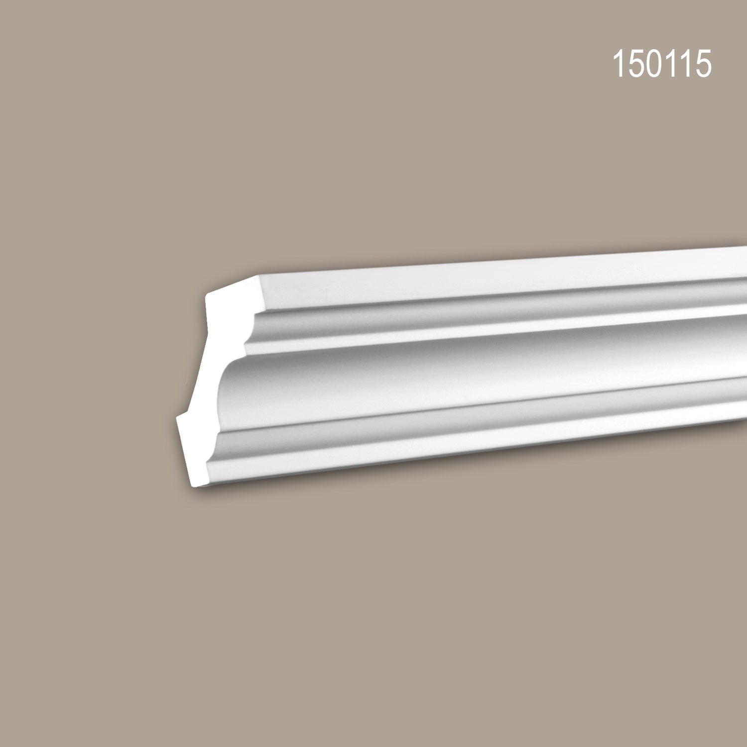 Corniche de plafond 50115 Profhome Moulure polyuréthane décorative style Néo-Classicisme blanc 2 m - 0