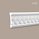 Cimaise 151319 Profhome Moulure décorative style Néo-Classicisme blanc 2 m