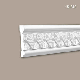 Cimaise 151319 Profhome Moulure décorative style Néo-Classicisme blanc 2 m