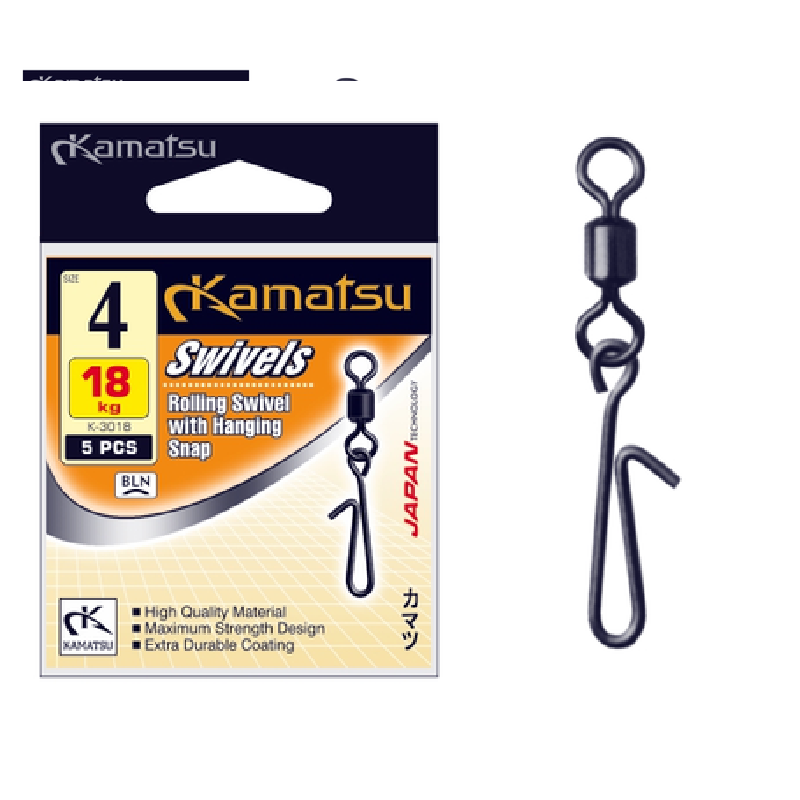 Spinner avec clip KAMATSU Rolling Hanging No.8