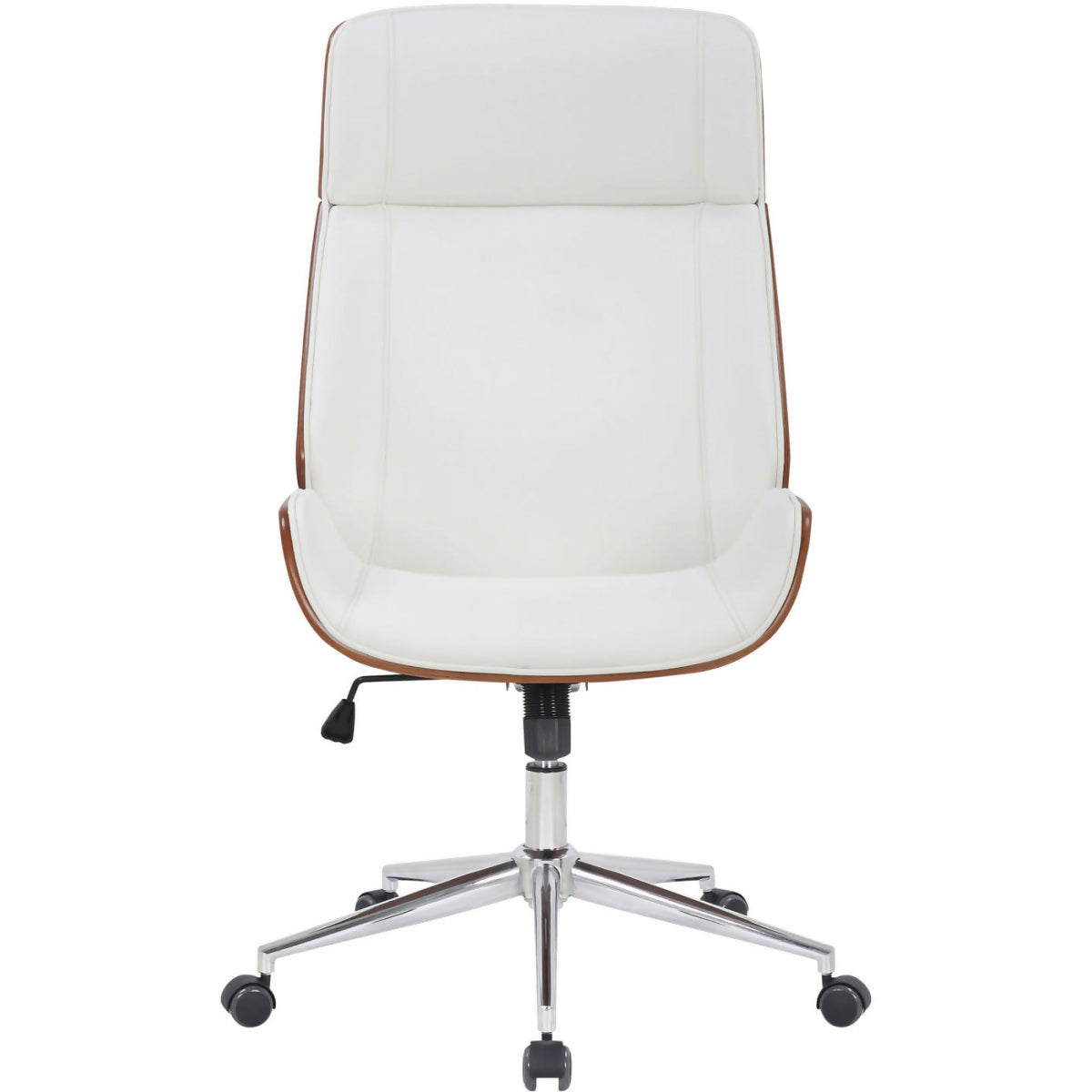 Fauteuil de bureau Varel - Noyer - blanc - 0