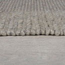 Tapis de salon design tressé en laine pilat