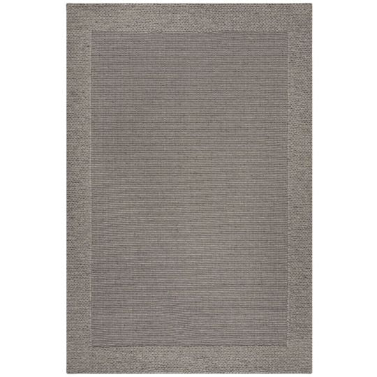 Tapis de salon design tressé en laine pilat