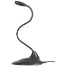 Black PC Desktop Microphone (3.5mm Plug)-3