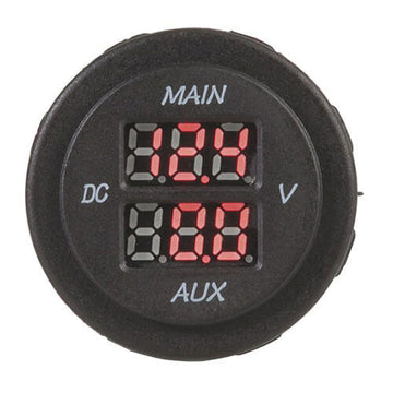 Dual Battery LED Voltmeter - 0